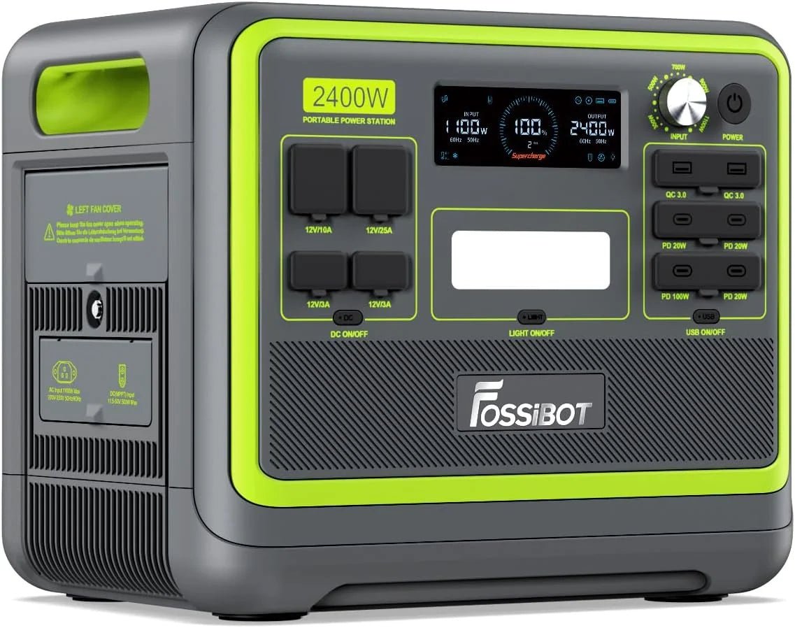 2785034ea76e6309754bba05722c7ac5 2048Wh Portable Power Station 2400W LiFePO4 Battery Solar Generator with Fast Charging - Image 1